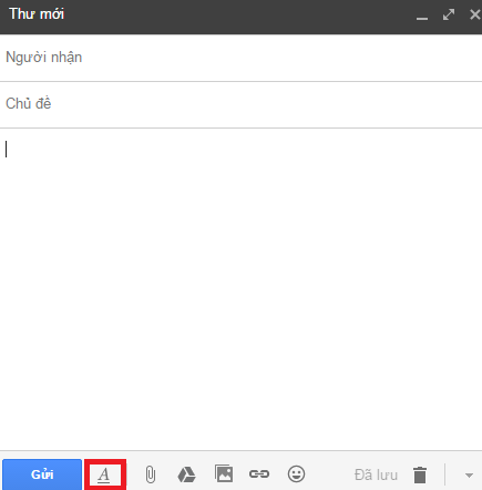 định dang văn bản email google