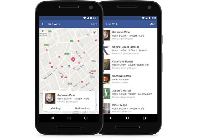 Tính năng mới của Facebook: Tìm wifi miễn phí trên toàn cầu.