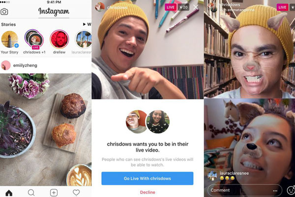 Tính năng livestream đôi với bạn bè ở Instagram đã ra mắt