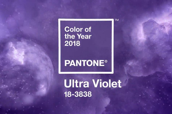 "ULTRA VIOLET" là màu sắc của năm 2018