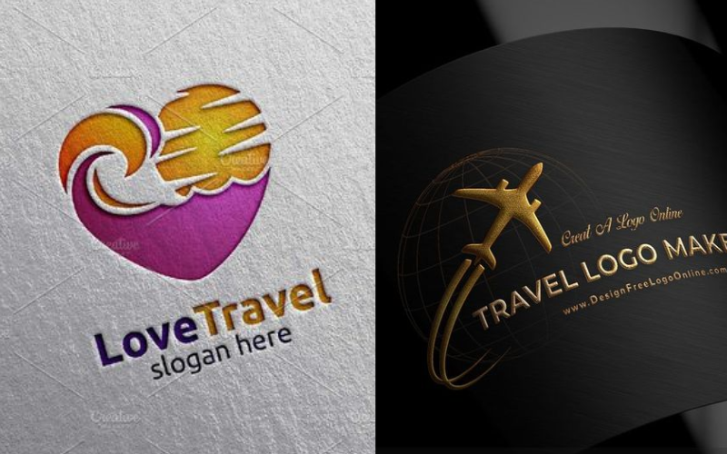 Mẫu logo du lịch 5 và 6