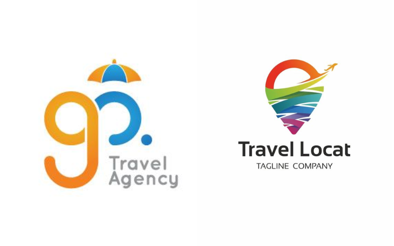 Mẫu logo du lịch 10 và 11