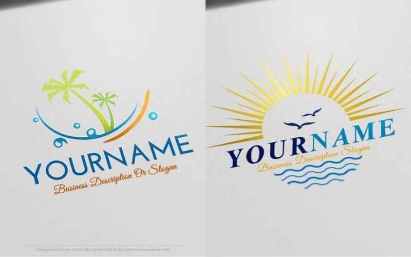 Mẫu logo du lịch 11 và 12