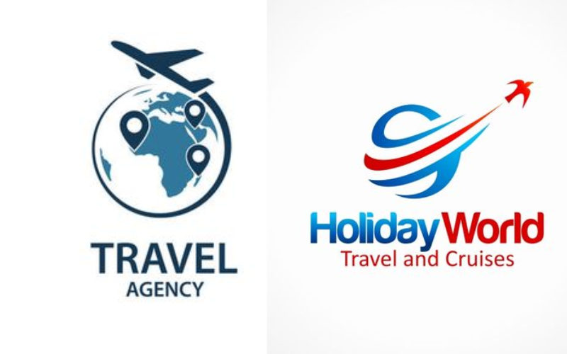 Mẫu logo du lịch 13 và 14