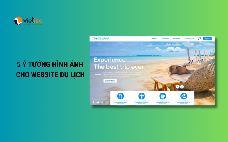 5 ý tưởng hình ảnh cho website du lịch của bạn