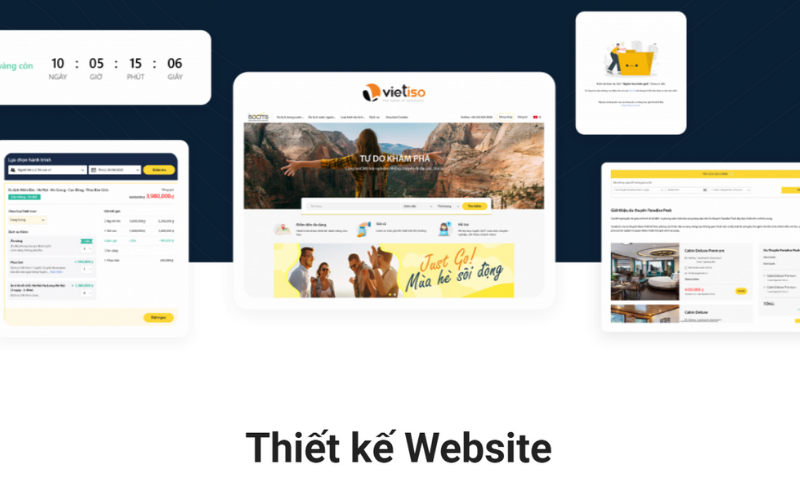 Dịch vụ thiết kế Website Tour du lịch chuyên nghiệp tại VietISO 