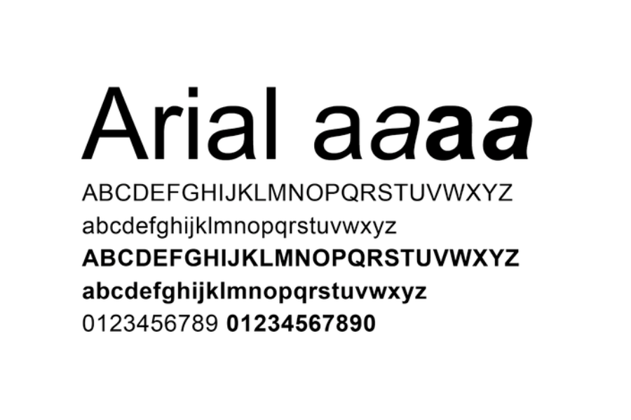 Arial-Font-chu-dep-cho-website-du-lich