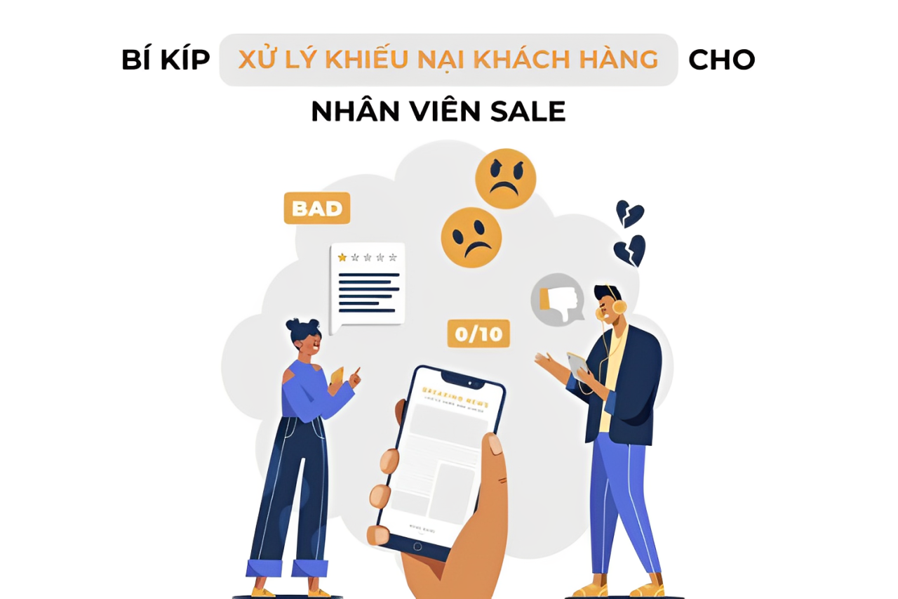 Bí kíp xử lý khiếu nại của khách hàng mà nhân viên sale cần phải biết