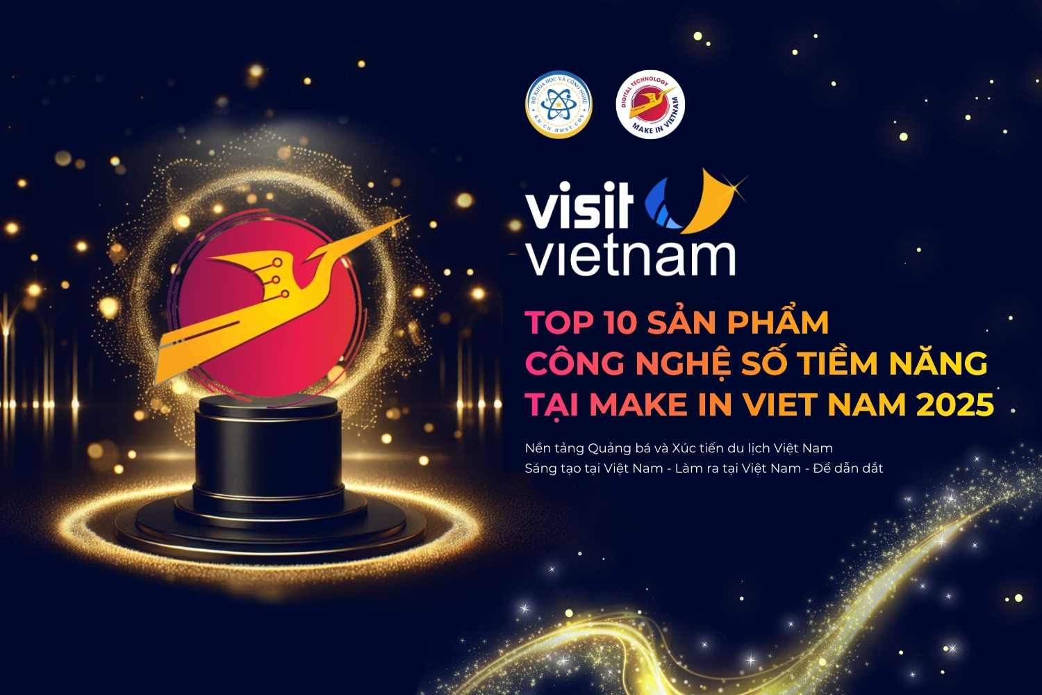 Nền tảng số Visit Vietnam được ghi nhận Top 10 tại Giải thưởng Make in Vietnam 2025