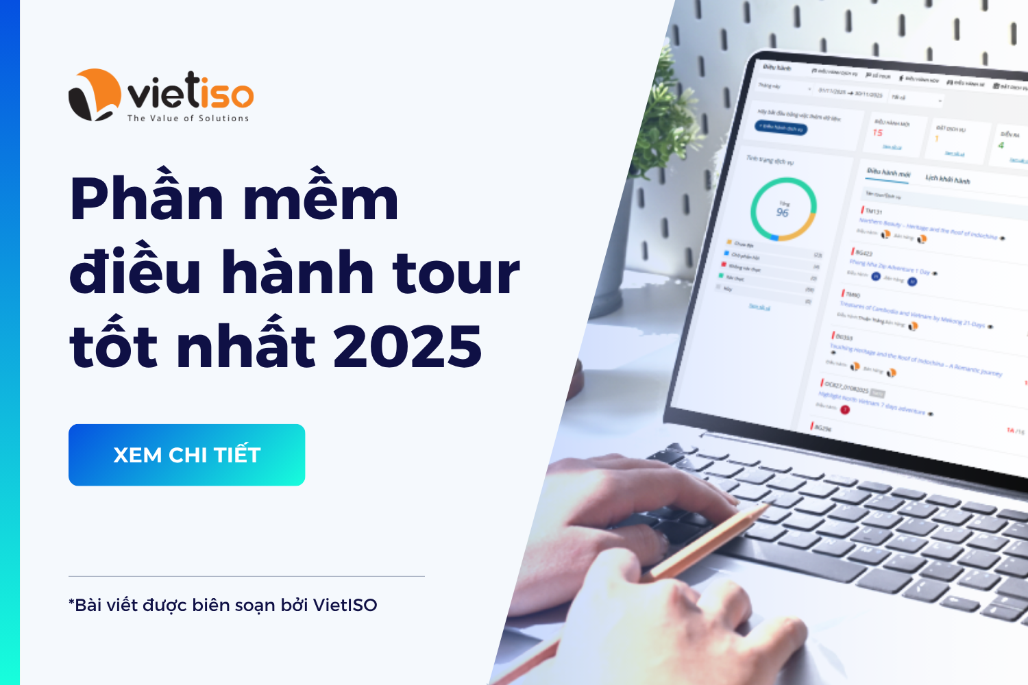 Phần mềm điều hành tour du lịch tốt nhất