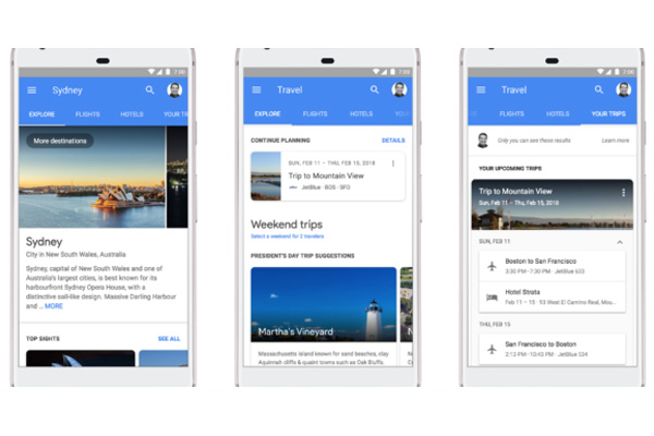 Google cập nhật UX để đặt chỗ chuyến bay và khách sạn dễ dàng hơn trên smartphone