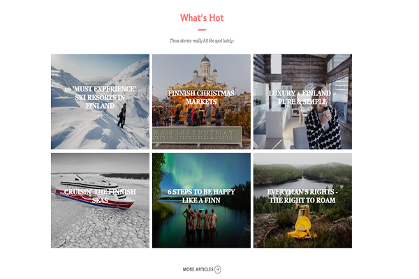 Website du lich hien dai - Visitfinland