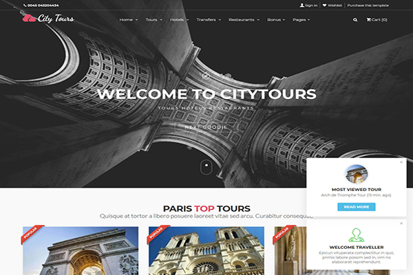 City Tours mau-website-du-lich-dep-city-tours
