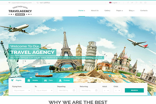 Travel Agency mau-website-du-lich-dep-travel-agency