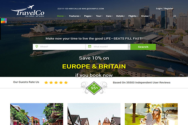 TravelCo mau-website-du-lich-dep-travel-co