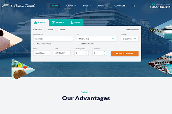 Cruise Travel mau-website-du-lich-dep-cruise-travel