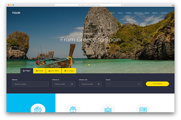 download mien phi website du lịch tour