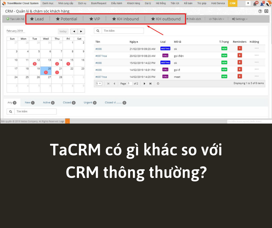 Lý do nào khiến TaCRM trở nên khác biệt so với các hệ thống CRM trên thị trường?