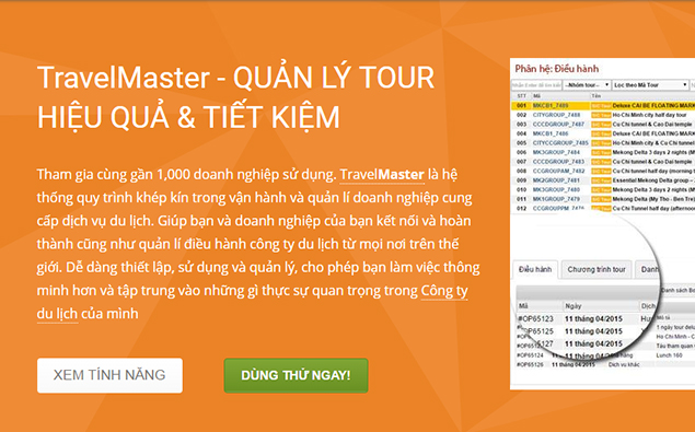 TravelMaster cập nhật phiên bản mới ngày 13/2/2017